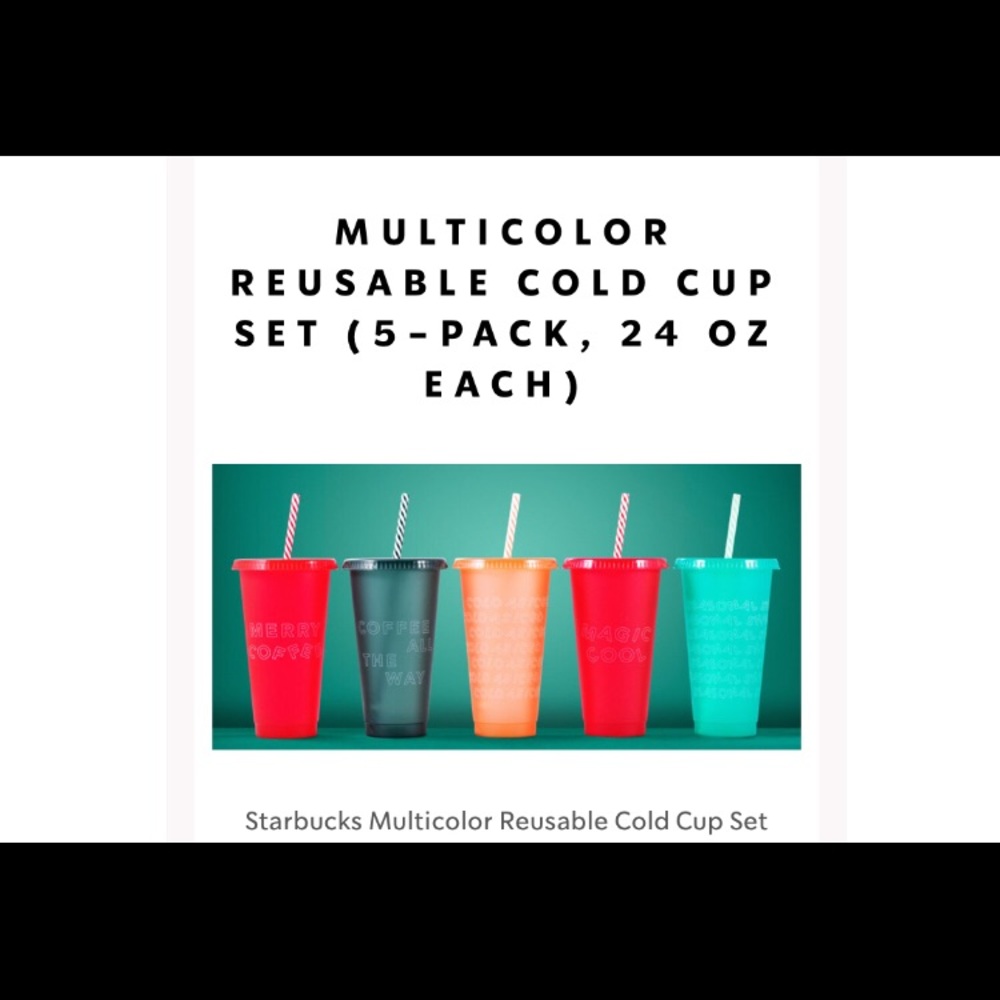 Starbucks Cold Cups Holiday 2019